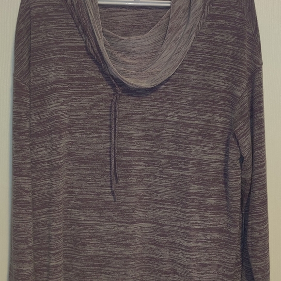 Danskin Cowl Neck Sweater - Purple - Picture 1 of 5